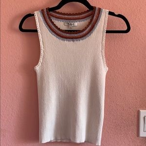 Madewelll Knitted Patterned Tank